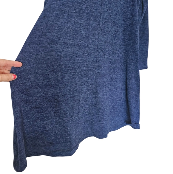 Banana Republic Factory Royal Blue Cowl Neck Cozy Swing Sweater Dress, Size XL - Picture 6 of 8